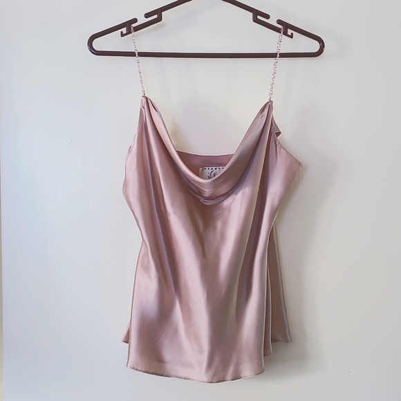 Tops - Silk Camisole Tank L